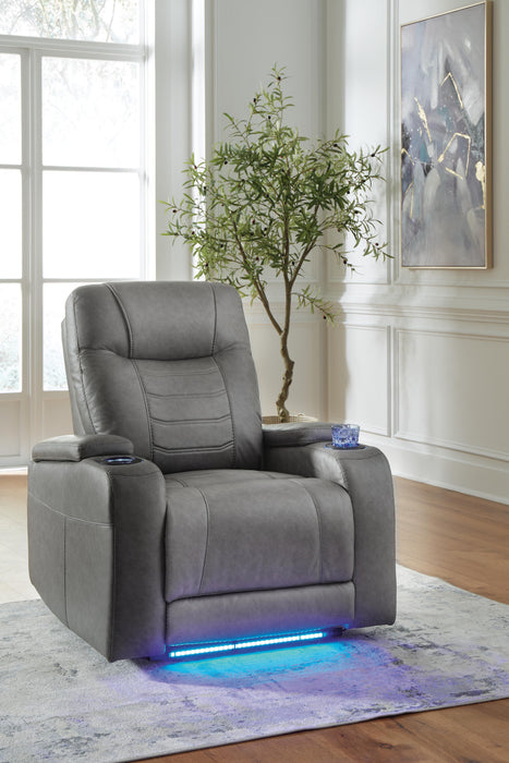 Schooner Rocks Power Recliner - Aumand's Furniture (North Walpole, NH) 