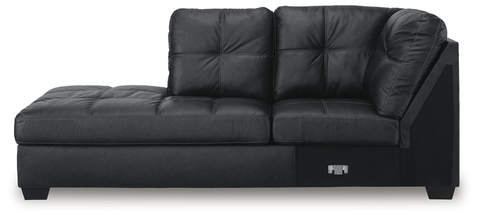 Barlin Mills Sectional with Chaise - Aumand's Furniture (North Walpole, NH) 