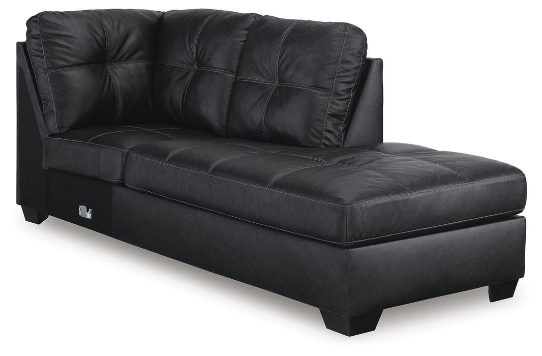 Barlin Mills Sectional with Chaise - Aumand's Furniture (North Walpole, NH) 