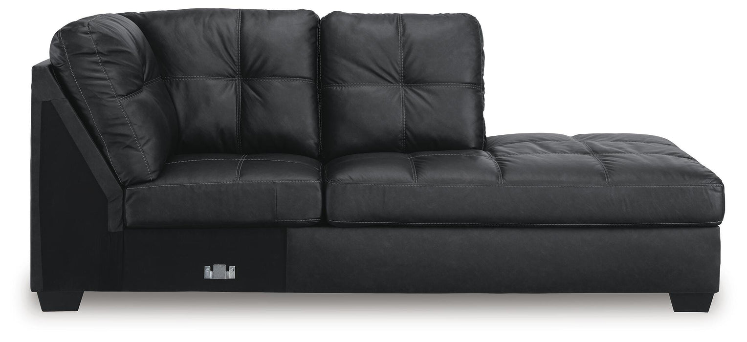 Barlin Mills Sectional with Chaise - Aumand's Furniture (North Walpole, NH) 