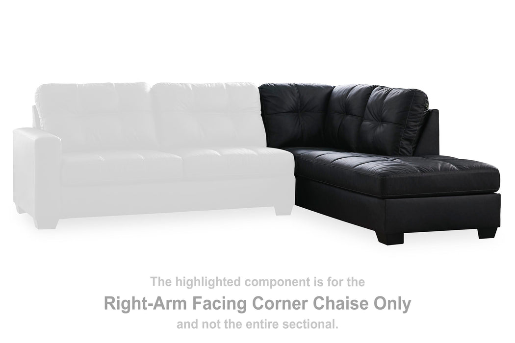 Barlin Mills Sectional with Chaise - Aumand's Furniture (North Walpole, NH) 