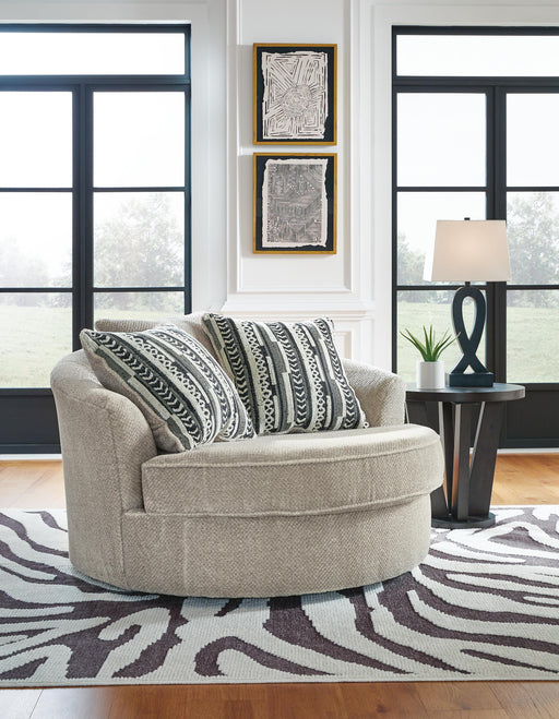 Calnita Oversized Swivel Accent Chair - Aumand's Furniture (North Walpole, NH) 
