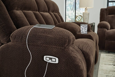 Observation Power Reclining Loveseat with Console - Aumand's Furniture (North Walpole, NH) 