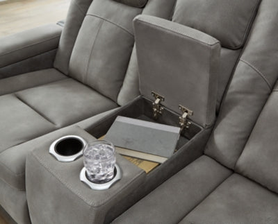 Next-Gen DuraPella Power Reclining Loveseat with Console - Aumand's Furniture (North Walpole, NH) 