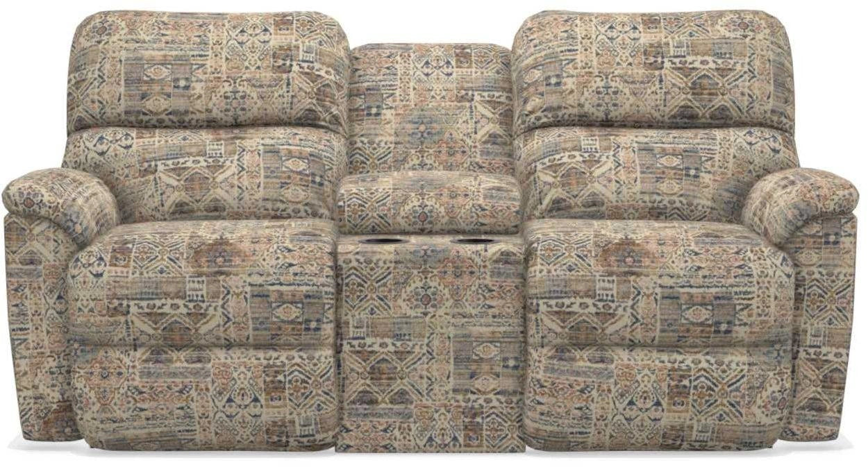 La-Z-Boy Brooks Aurora Power Reclining Loveseat With Headrest And Console