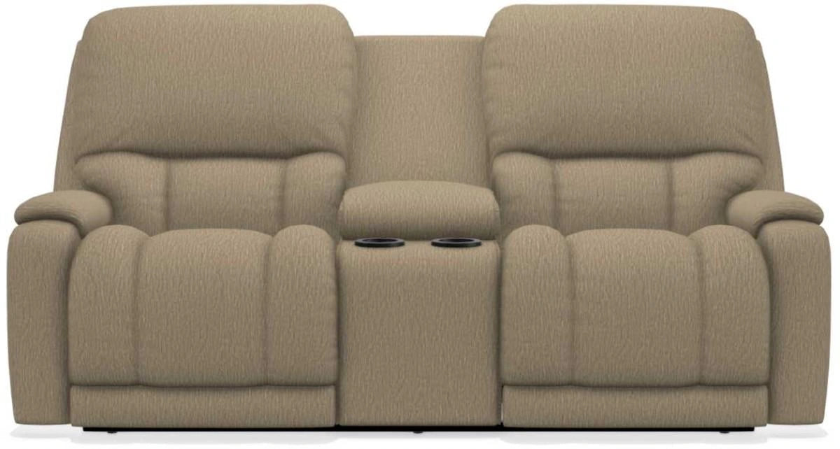 La-Z-Boy Greyson Driftwood Power Reclining Loveseat with Headrest
