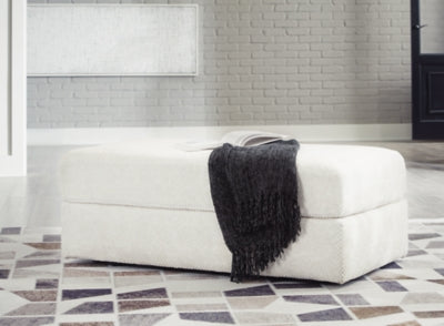 Karinne Oversized Accent Ottoman - Aumand's Furniture (North Walpole, NH) 