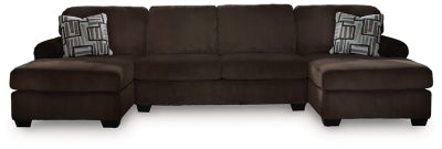 Kimlee Sectional with Double Chaise - Aumand's Furniture (North Walpole, NH) 