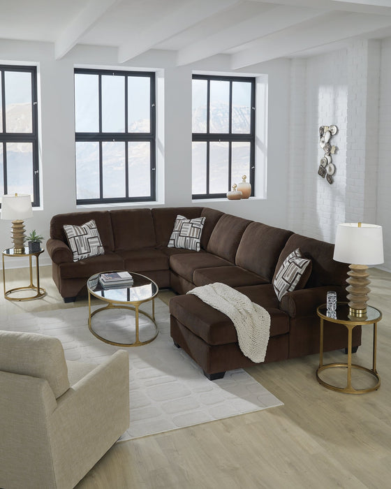 Kimlee Sectional with Chaise - Aumand's Furniture (North Walpole, NH) 
