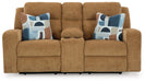 Kanlow Reclining Loveseat with Console - Aumand's Furniture (North Walpole, NH) 