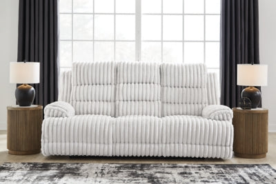 Rhines Falls Power Reclining Sofa with Drop Down Table - Aumand's Furniture (North Walpole, NH) 