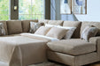 Newellen Sleeper Sectional with Chaise - Aumand's Furniture (North Walpole, NH) 