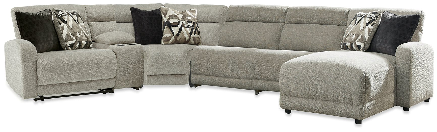 Colleyville Power Reclining Sectional with Chaise - Aumand's Furniture (North Walpole, NH) 