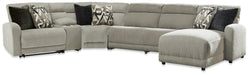 Colleyville Power Reclining Sectional with Chaise - Aumand's Furniture (North Walpole, NH) 