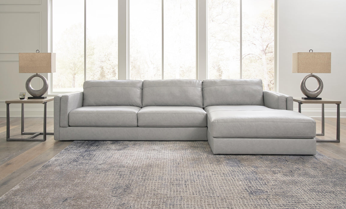 Amiata Sectional with Chaise - Aumand's Furniture (North Walpole, NH) 