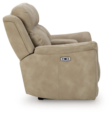 Next-Gen DuraPella Power Reclining Loveseat with Console - Aumand's Furniture (North Walpole, NH) 