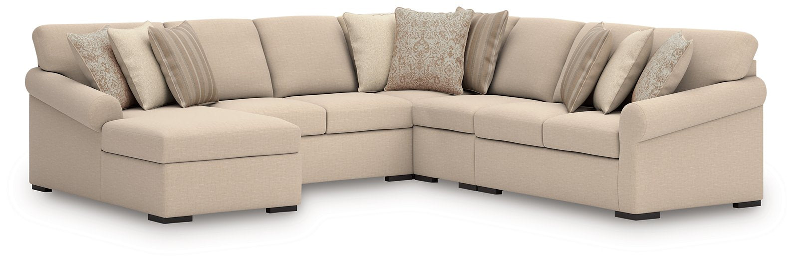 LadyMae Sectional with Chaise - Aumand's Furniture (North Walpole, NH) 