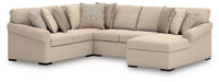 LadyMae Sectional with Chaise - Aumand's Furniture (North Walpole, NH) 