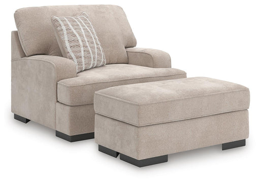 High Profile Chair & Ottoman Living Room Set - Aumand's Furniture (North Walpole, NH) 