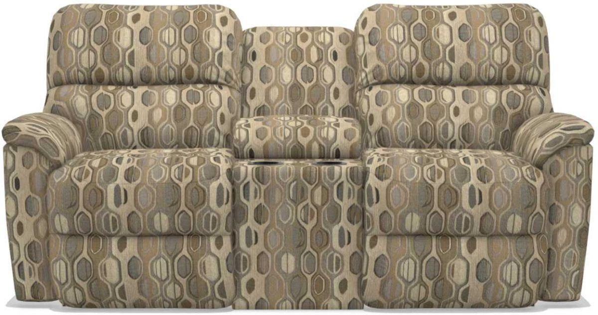 La-Z-Boy Brooks Flax Power Reclining Loveseat With Headrest & Console