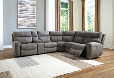 Next-Gen DuraPella Power Reclining Sectional - Aumand's Furniture (North Walpole, NH) 
