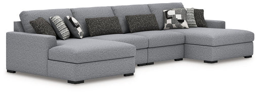 Bealton Sectional with Double Chaise - Aumand's Furniture (North Walpole, NH) 