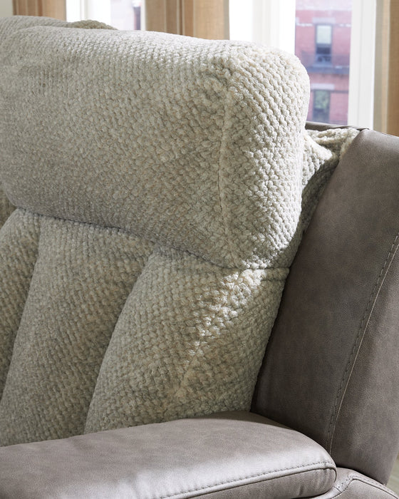 WhipLash Power Reclining Loveseat with Console - Aumand's Furniture (North Walpole, NH) 