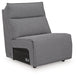 Modmax II Power Reclining Sectional with Audio Consoles - Aumand's Furniture (North Walpole, NH) 
