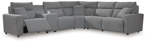 Modmax Reclining Sectional with Console - Aumand's Furniture (North Walpole, NH) 