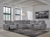 Modmax II Power Reclining Sectional with Audio Consoles - Aumand's Furniture (North Walpole, NH) 