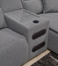 Modmax II Power Reclining Sectional with Audio Consoles - Aumand's Furniture (North Walpole, NH) 