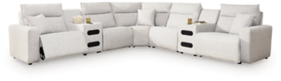 Modmax II Power Reclining Sectional with Audio Consoles - Aumand's Furniture (North Walpole, NH) 
