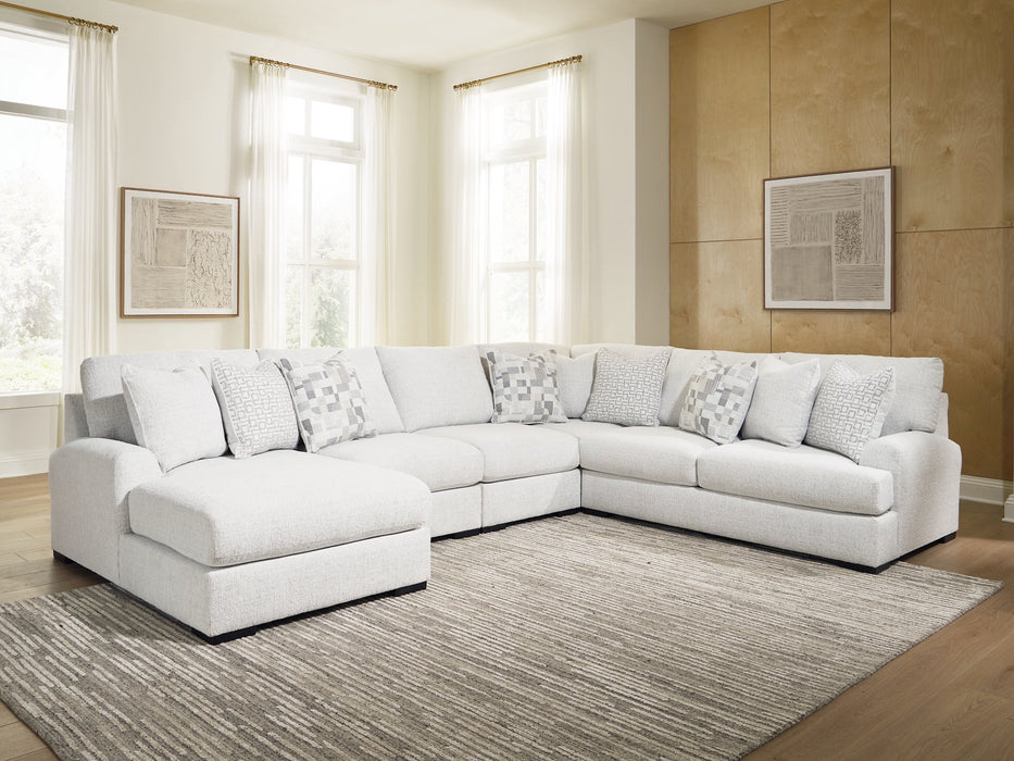 Misty-Lakes Sectional with Chaise - Aumand's Furniture (North Walpole, NH) 