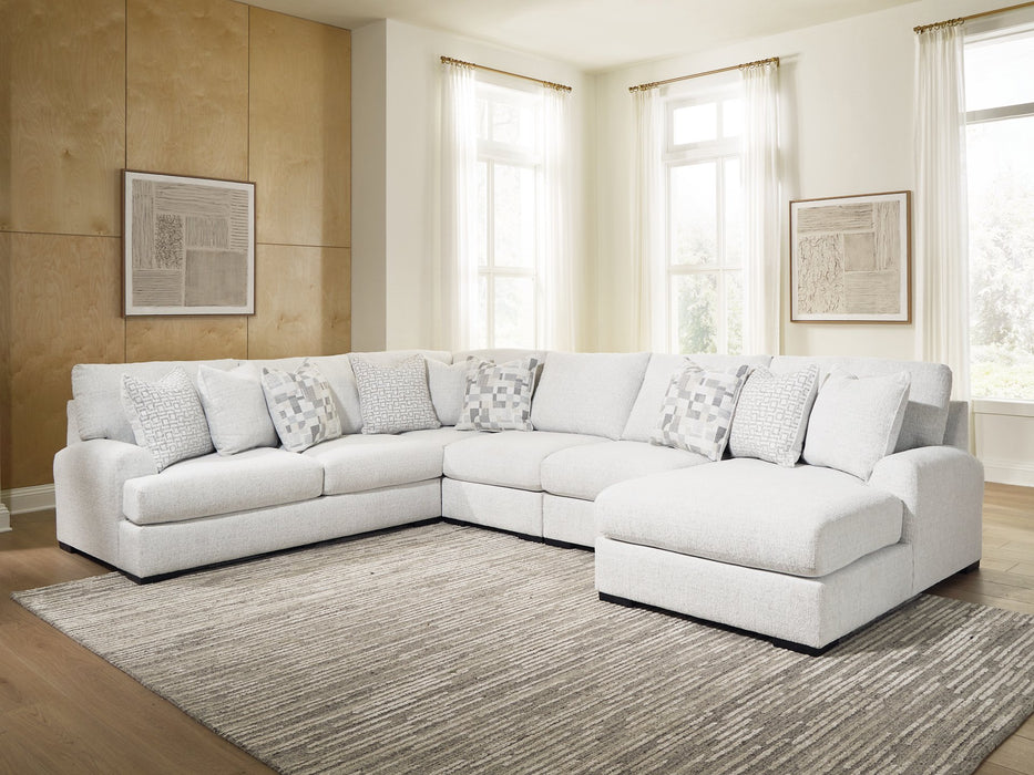 Misty-Lakes Sectional with Chaise - Aumand's Furniture (North Walpole, NH) 