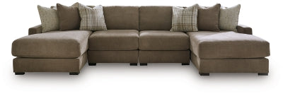 Camellia-Court Double Chaise Sectional - Aumand's Furniture (North Walpole, NH) 