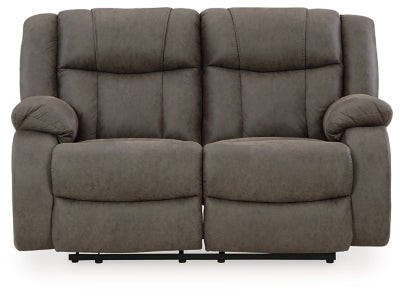 First Base Reclining Loveseat - Aumand's Furniture (North Walpole, NH) 