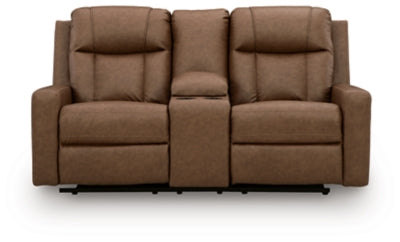 Mackmenville Reclining Loveseat with Console - Aumand's Furniture (North Walpole, NH) 