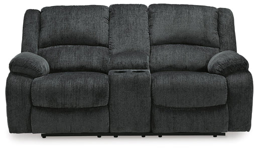 Draycoll Reclining Loveseat with Console - Aumand's Furniture (North Walpole, NH) 