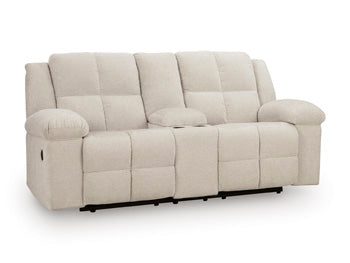 Orlen Reclining Loveseat with Console - Aumand's Furniture (North Walpole, NH) 