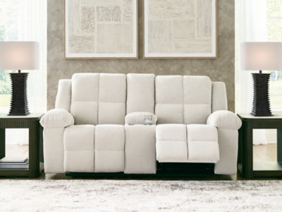 Orlen Reclining Loveseat with Console - Aumand's Furniture (North Walpole, NH) 