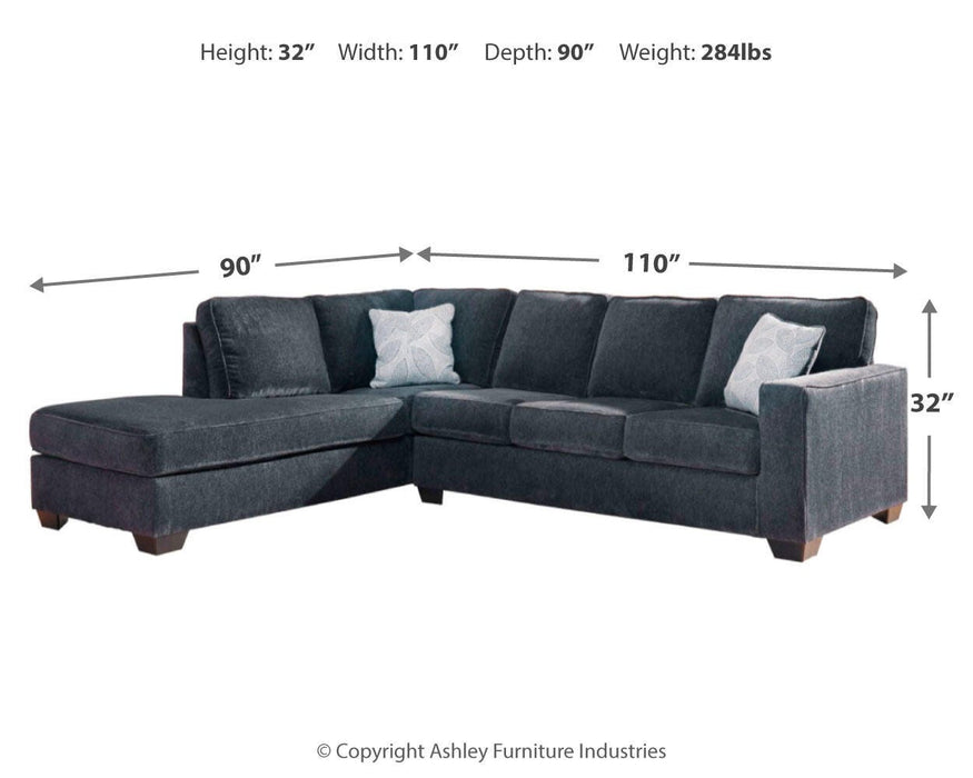 Altari Sleeper Sectional with Chaise - Aumand's Furniture (North Walpole, NH) 
