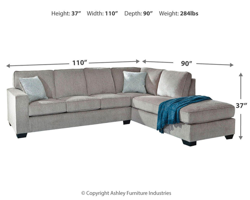 Altari Sleeper Sectional with Chaise - Aumand's Furniture (North Walpole, NH) 