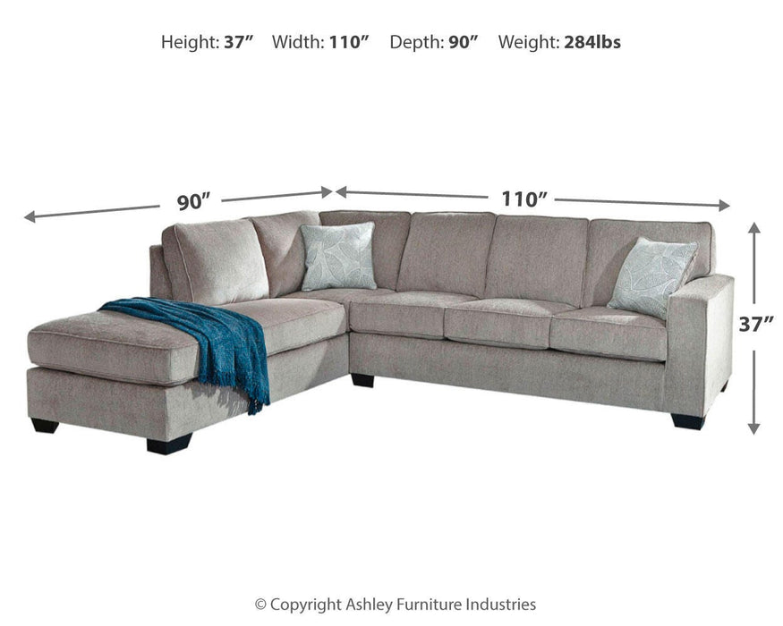 Altari Sleeper Sectional with Chaise - Aumand's Furniture (North Walpole, NH) 