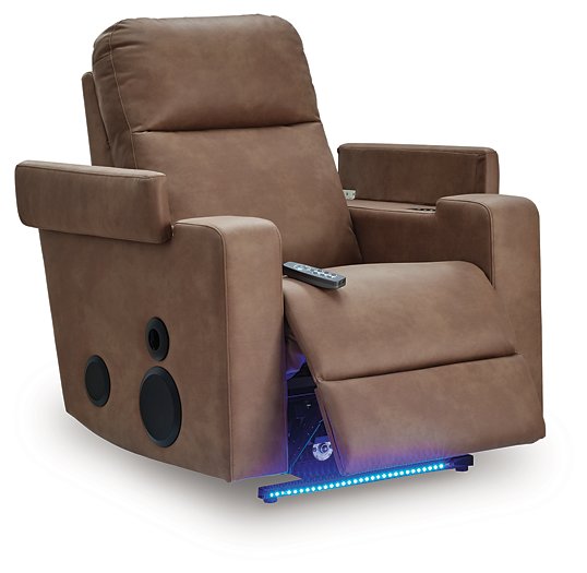 Lorrenton Power Glider Recliner with Audio System - Aumand's Furniture (North Walpole, NH) 