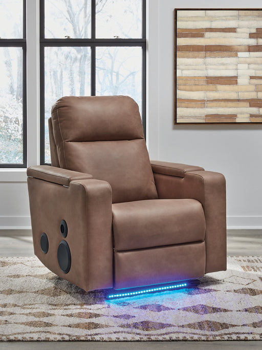 Lorrenton Power Glider Recliner with Audio System - Aumand's Furniture (North Walpole, NH) 