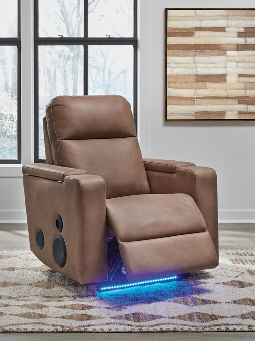 Lorrenton Power Glider Recliner with Audio System - Aumand's Furniture (North Walpole, NH) 