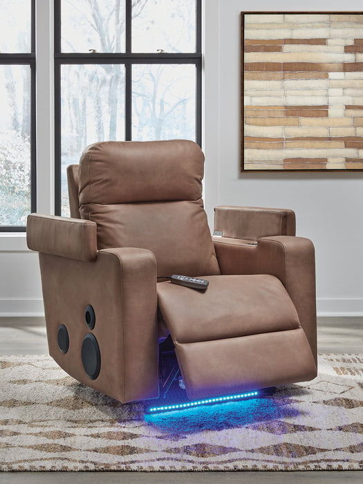Lorrenton Power Glider Recliner with Audio System - Aumand's Furniture (North Walpole, NH) 