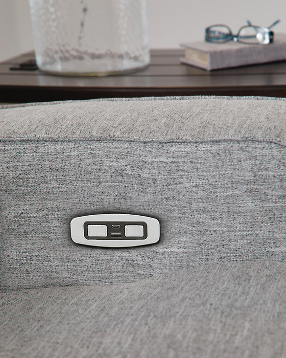 Biscoe Power Reclining Loveseat - Aumand's Furniture (North Walpole, NH) 