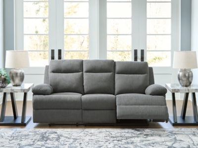 Side-Swipe Reclining Sofa with Drop Down Table - Aumand's Furniture (North Walpole, NH) 