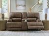 Beckley Place Power Reclining Loveseat with Console - Aumand's Furniture (North Walpole, NH) 